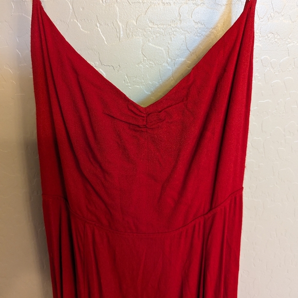 Reformation Red Maxi Prom Dress 61.5 Inches Size 8 - Picture 3 of 7